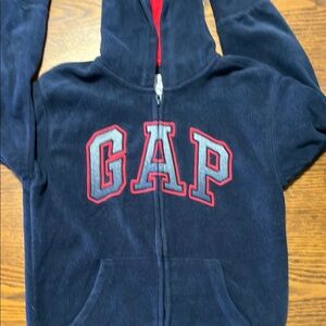 GAP Dark Blue Hoodie with Red Details